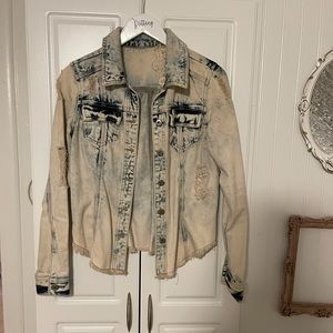 Acid Washed Denim Jacket